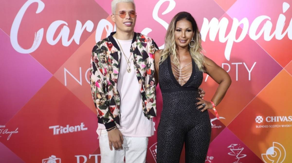 Valesca Popozuda e o filho, Pablo