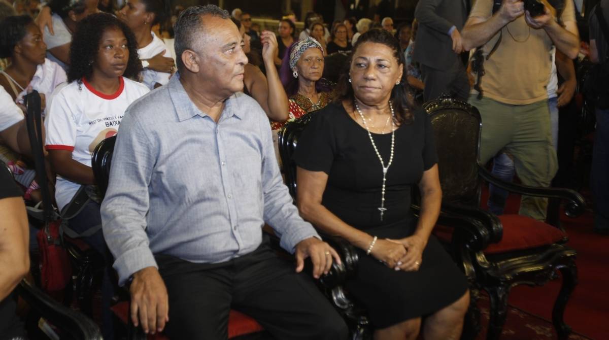 O pai e a m&atilde;e de Marielle