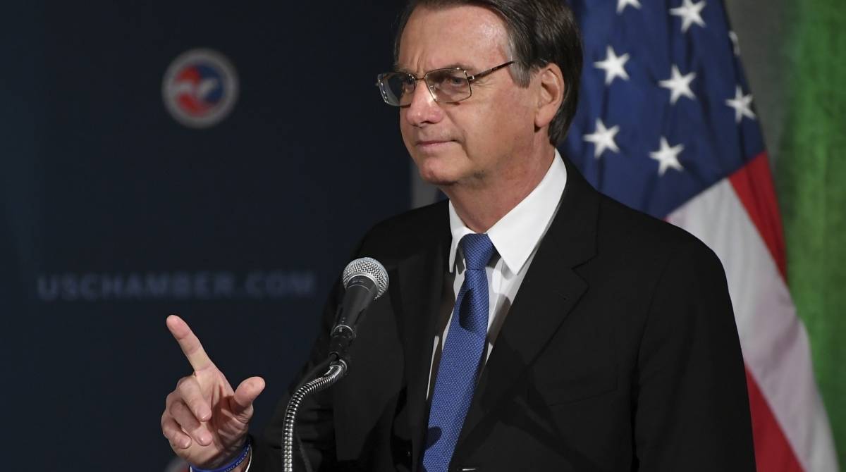 Presidente da República, Jair Bolsonaro orientou a comemoração da data que celebra o início da ditadura no Brasil - AFP