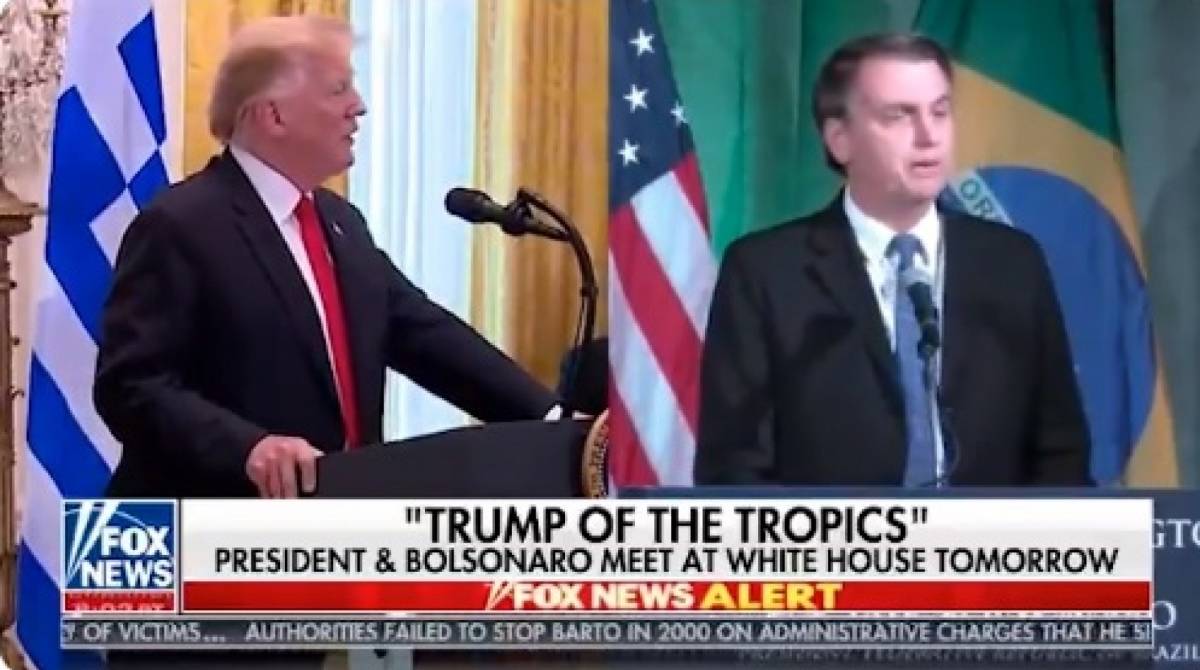 Bolsonaro Ã© descrito como 'Trump dos TrÃ³picos' pela emissora americana Fox News - ReproduÃ§Ã£o/ Fox News