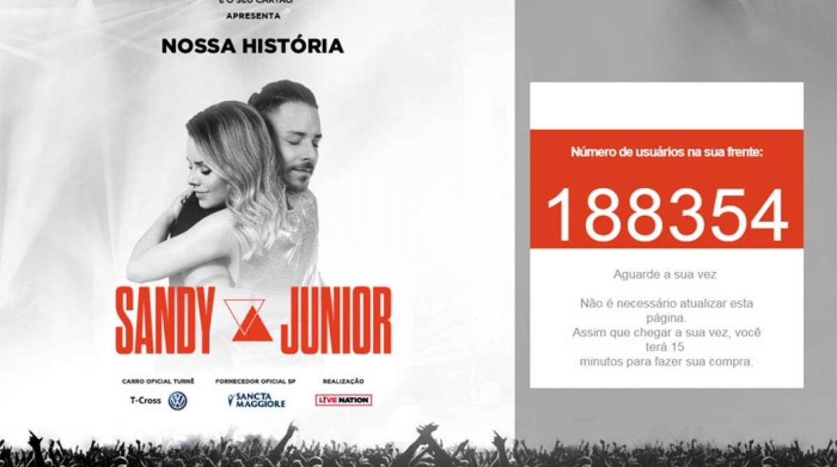 Às 11h17, havia mais de 188 mil pessoas na fila