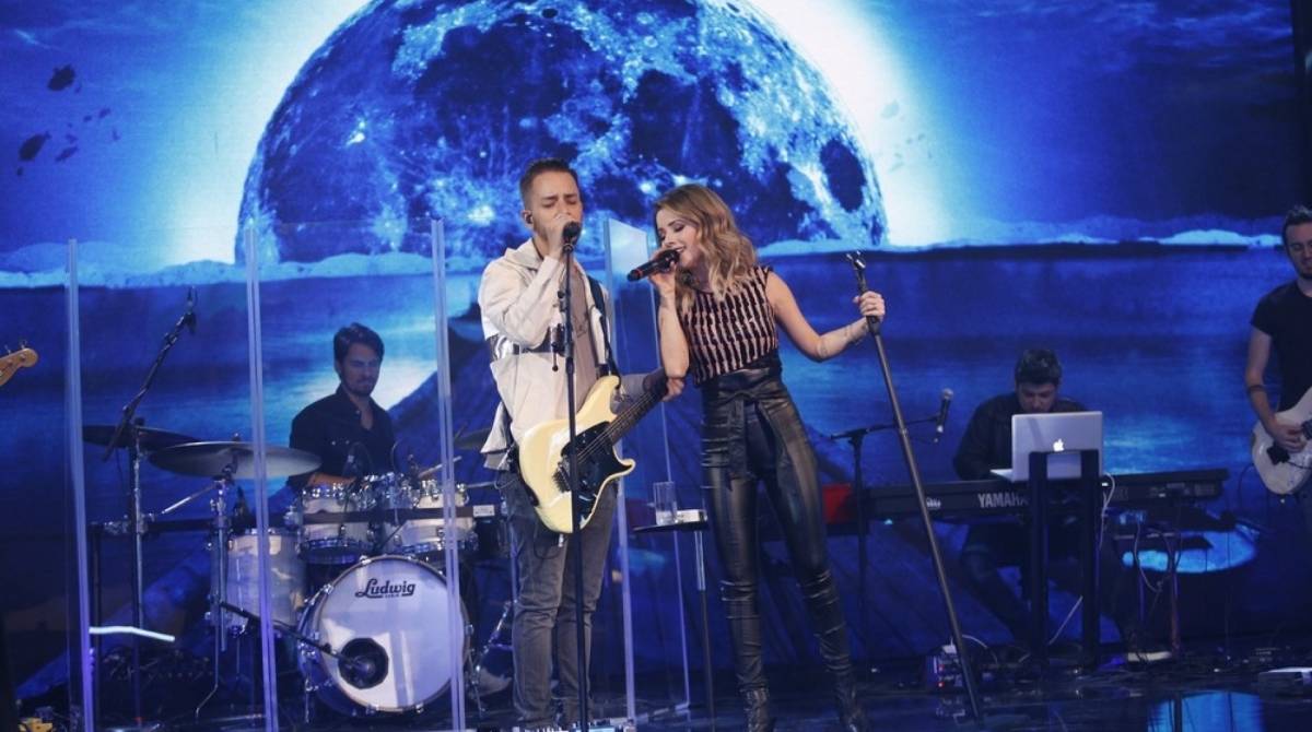 Sandy e Junior gravam participação no \'Caldeirão do Huck\'