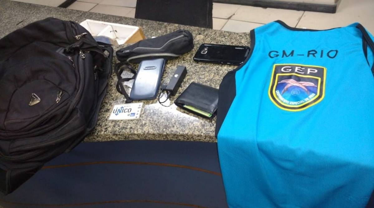 Material roubado foi recuperado