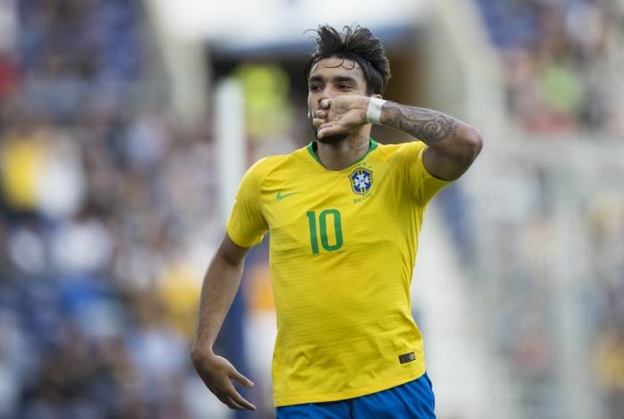 Lucas Paquetá marcou o gol brasileiro na partida. Lucas Figueiredo/CBF