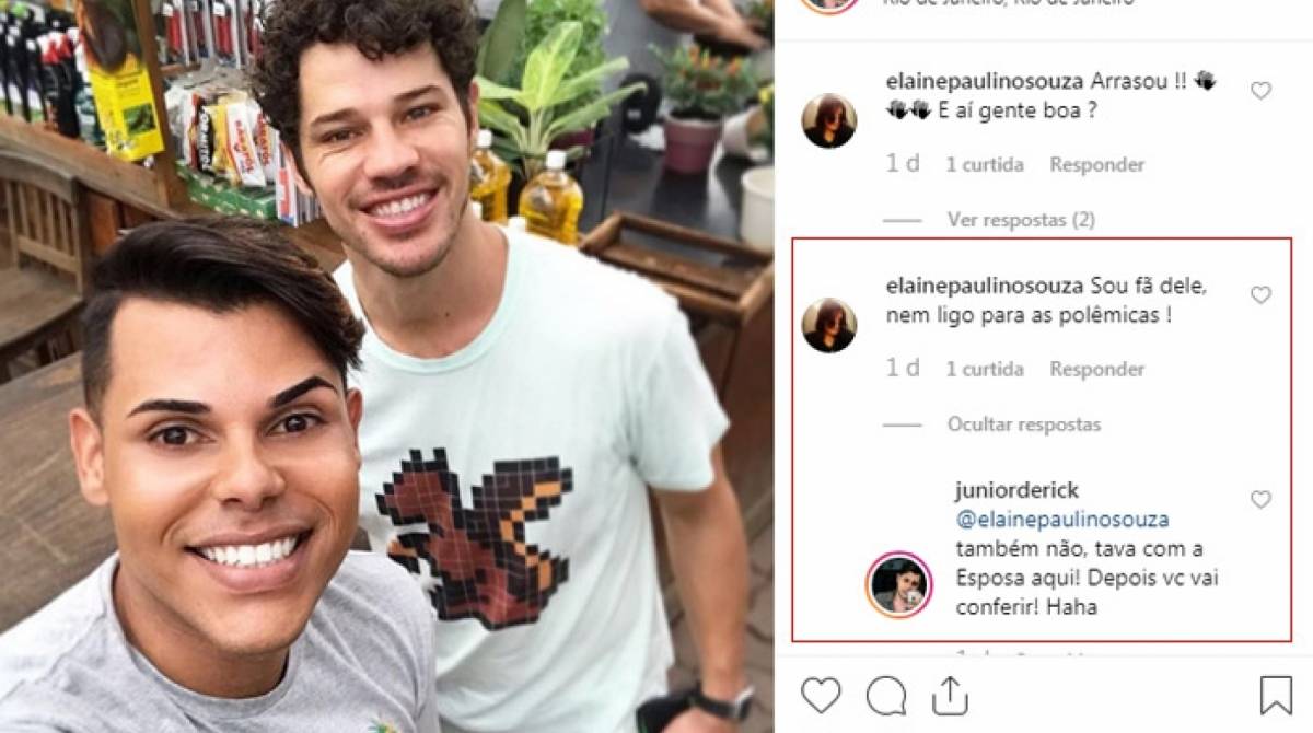 Fã entrega Débora Nascimento e José Loreto juntos em floricultura