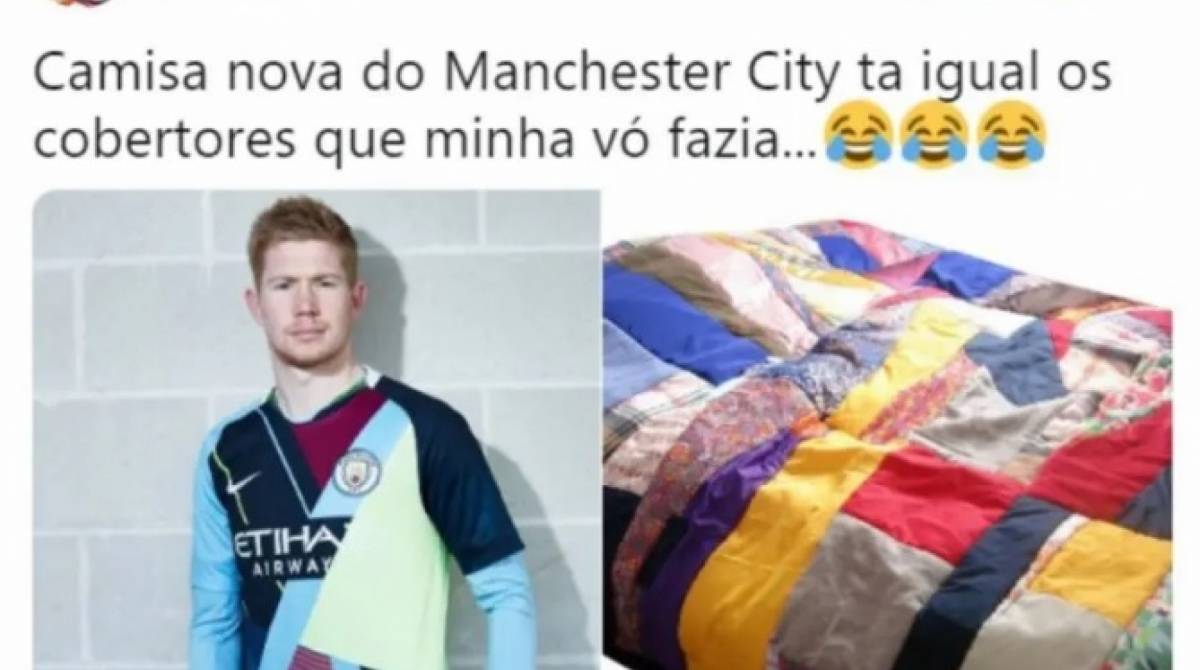 Nova camisa do Manchester City alimentou vários memes