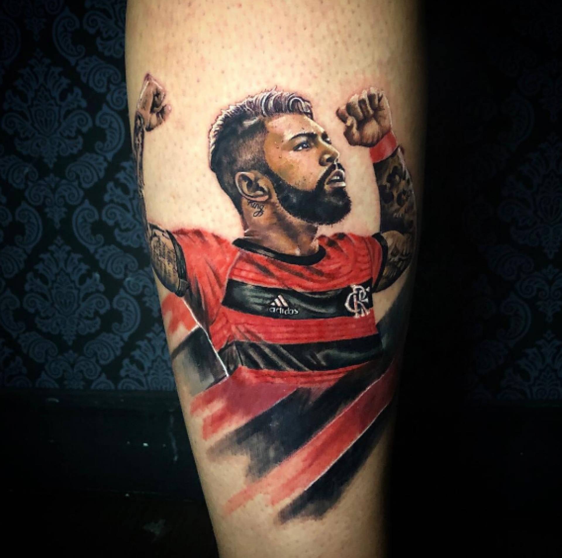 Torcedor do Flamengo gastou R 1.500 para fazer tatuagem