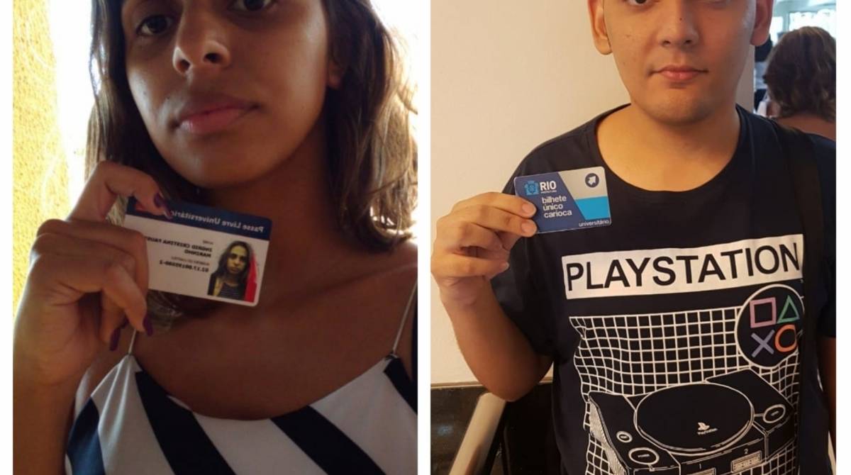 Ingrid Marinho e Mirosmar Sales enfrentaram problemas ao tentarem se descolar pela cidade utilizando o passe-livre - Arquivo pessoal