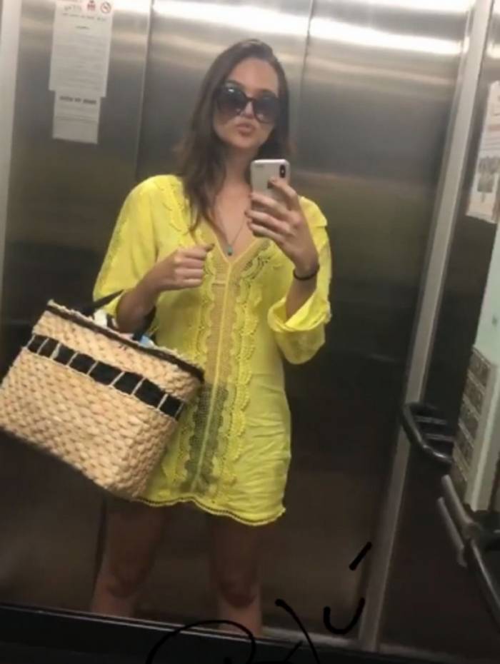 Juliana Paiva faz 'Stories' se preparando para ir &agrave; praia e posta trecho de m&uacute;sica da cantora Iza: 'J&aacute; chorei rios e mares, mas n&atilde;o afogo n&atilde;o'