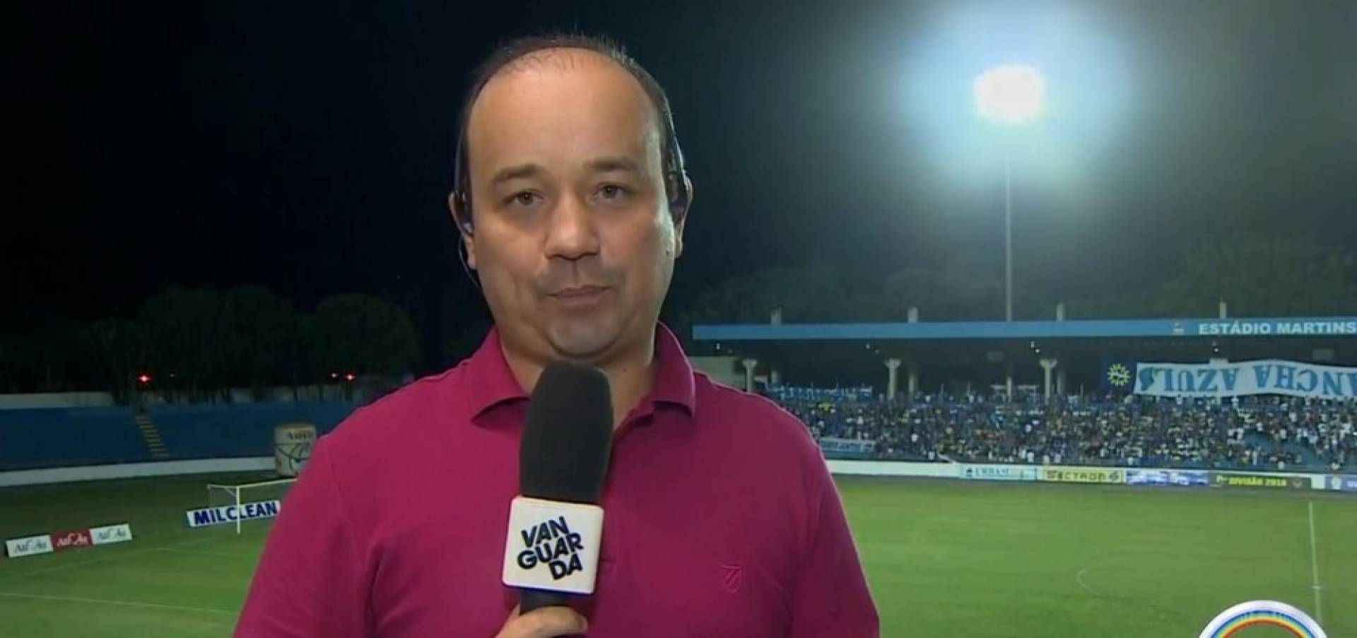 Marcelo Hespana, s&oacute;cio de rep&oacute;rter demitida por estar acima do peso, tamb&eacute;m foi mandado embora da TV Vanguarda