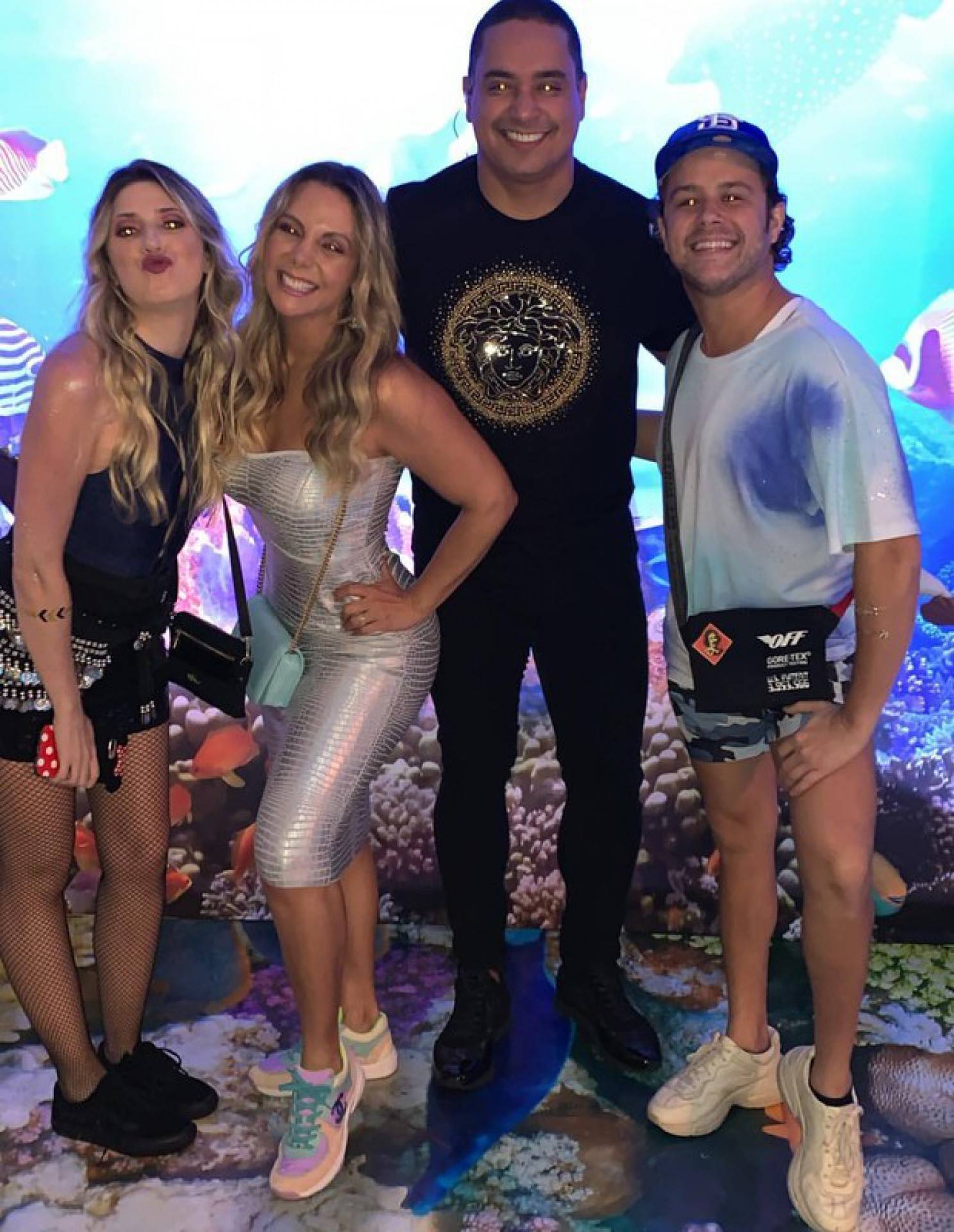 Dani Calabresa, Carla Perez, Xanddy e Justin Neto