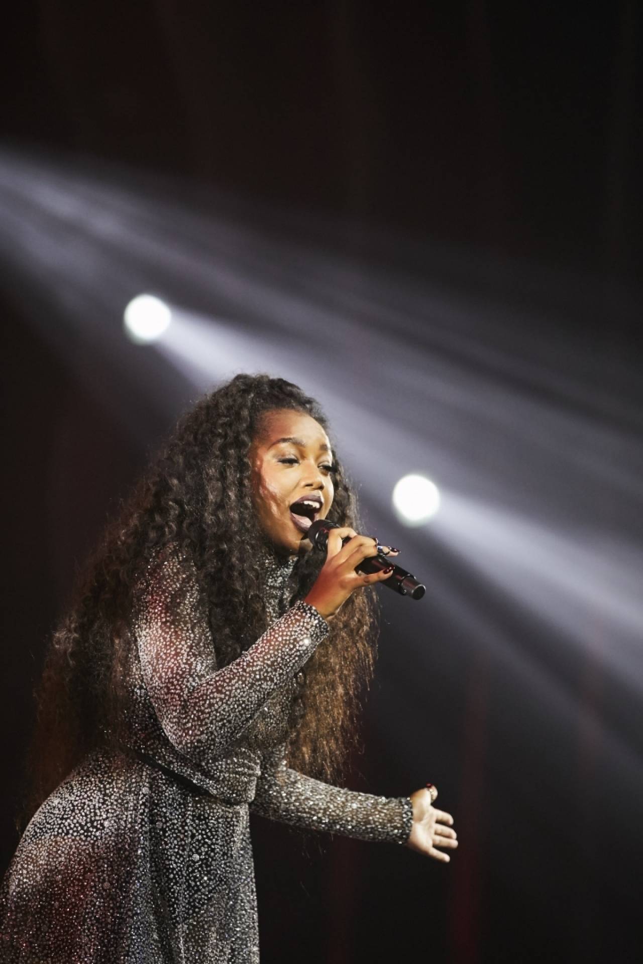 Iza, cantora e apresentadora do M&uacute;sica Boa Ao Vivo, do Multishow