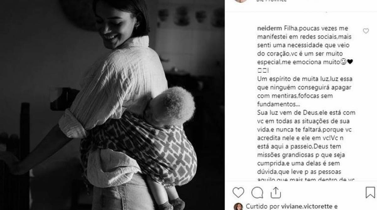 M&atilde;e de Bruna Marquezine defende a filha