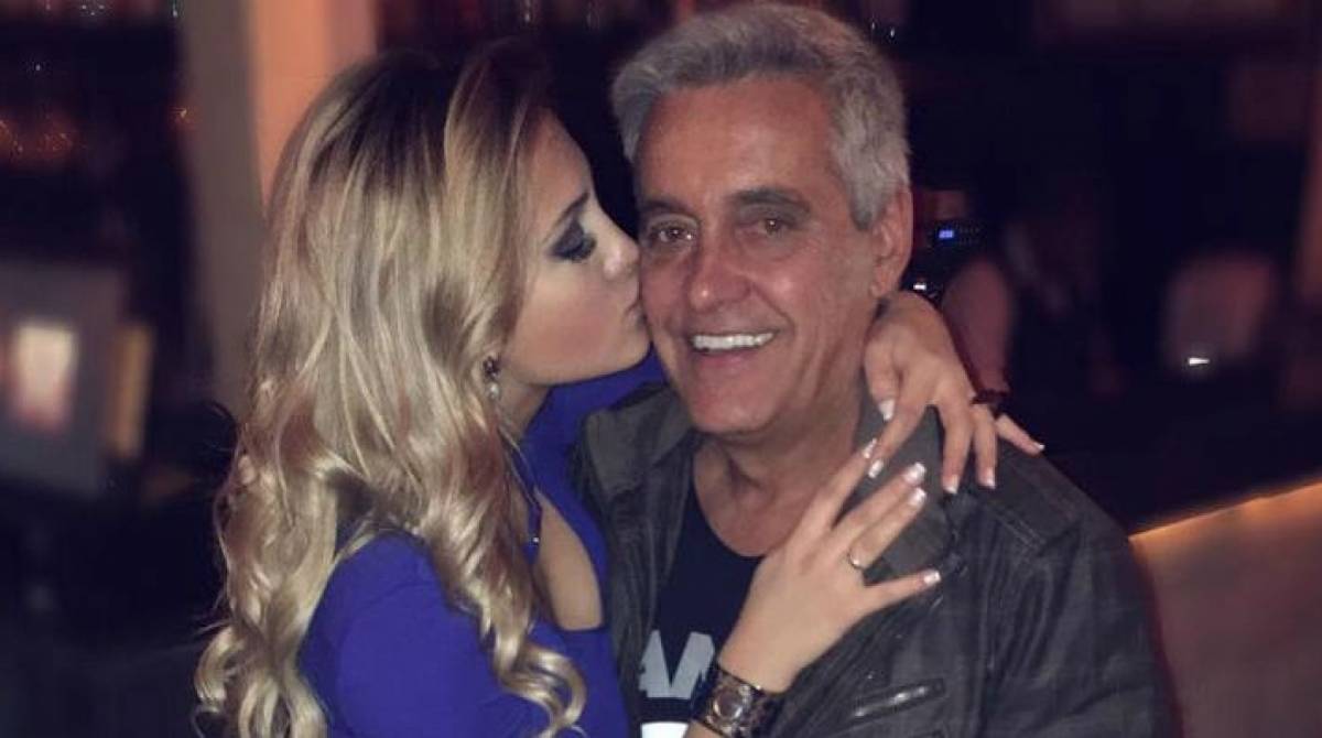 Raíssa com o pai, Mauro Naves