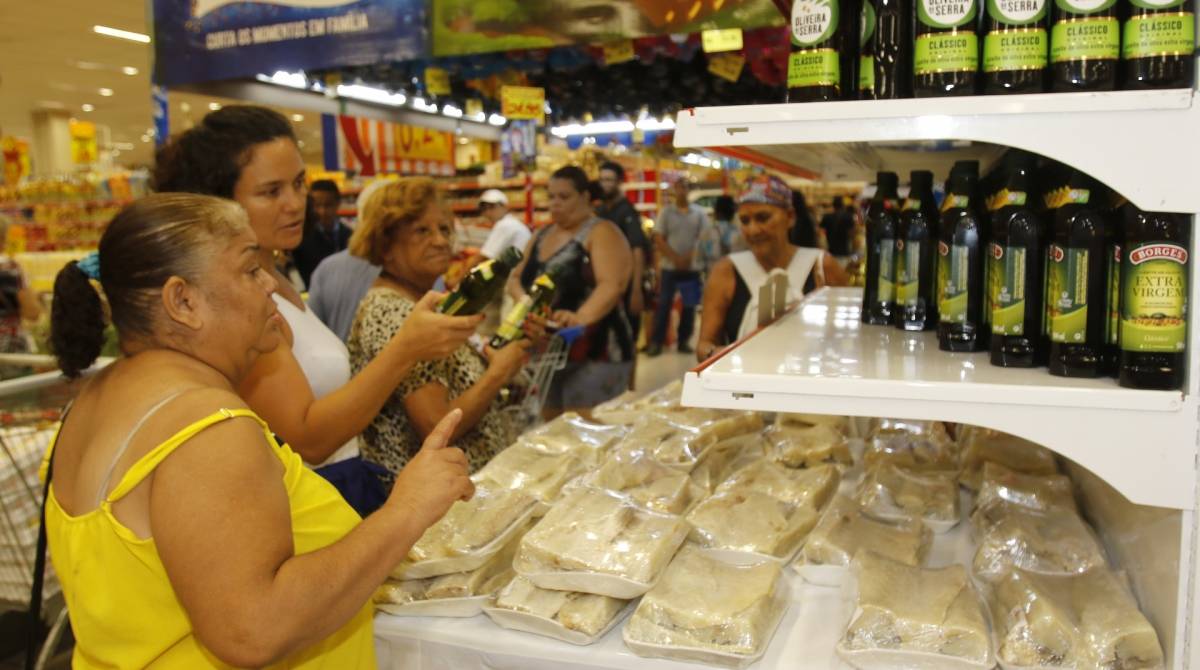 Rio de Janeiro - RJ  - 05/04/2019 - Itens para Pascoa - na foto, produtos consumidos no almoço de pascoa  - foto: Reginaldo Pimenta / Agencia O Dia