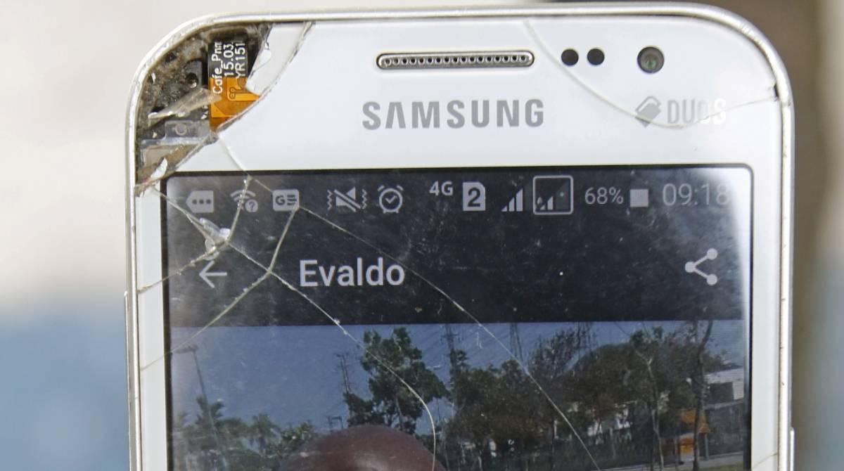 O m&uacute;sico Evaldo Rosa dos Santos foi baleado na Estrada do Camboat&aacute; - Reginaldo Pimenta / Agencia O Dia