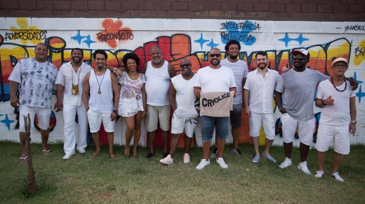 Projeto Criolice - músicos da roda de samba