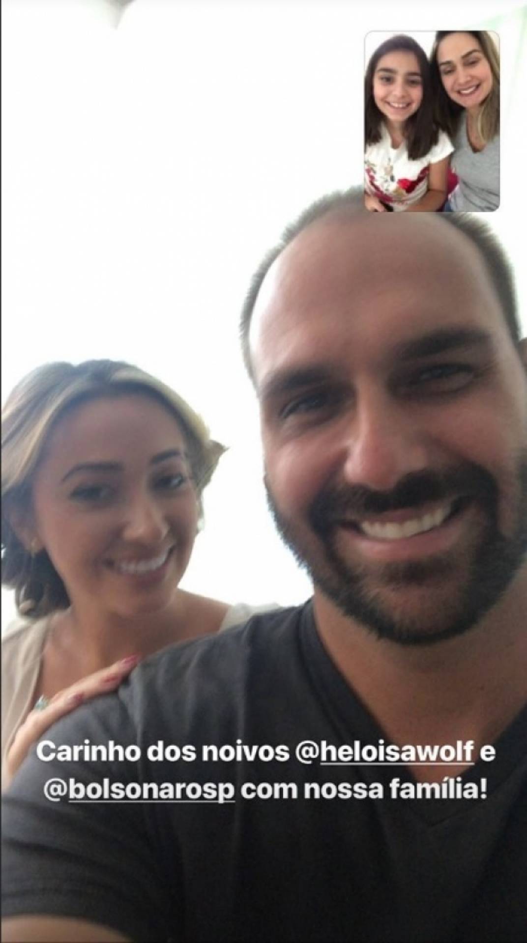 Casal agradeceu trabalho de fotógrafo