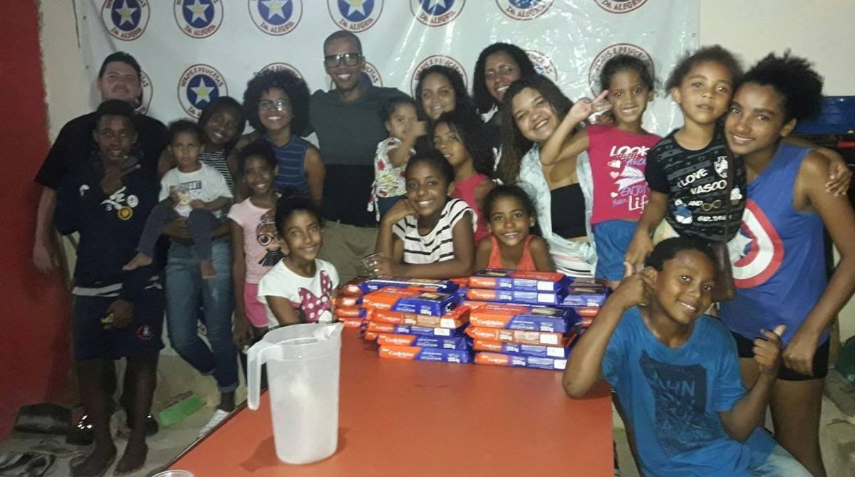 Doações recebidas no Instituto Herois e Princesas