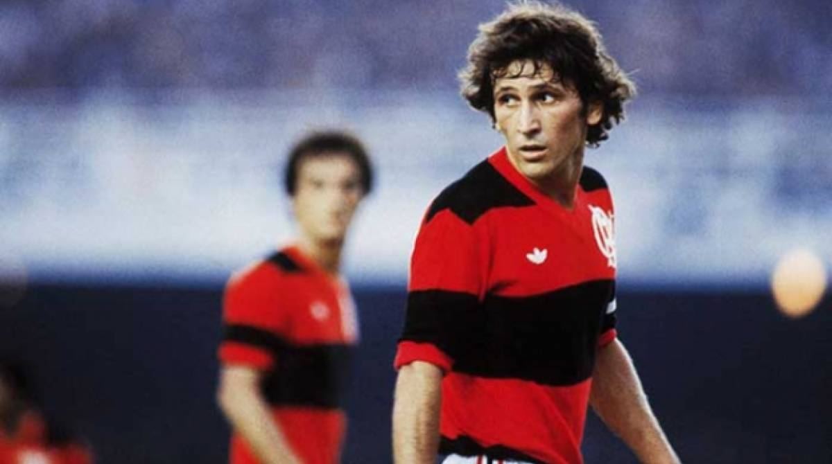 Zico comandava o Flamengo nos anos 80