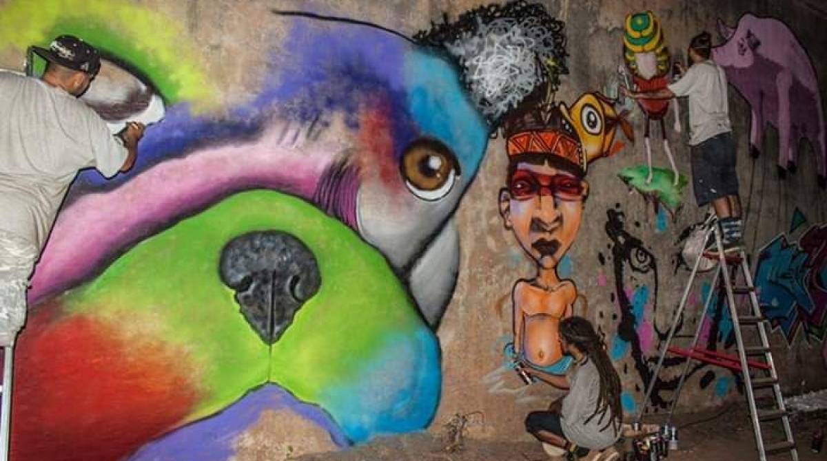 Além de apresentações musicais, o Grito Festival também promove outras manifestações artísticas
