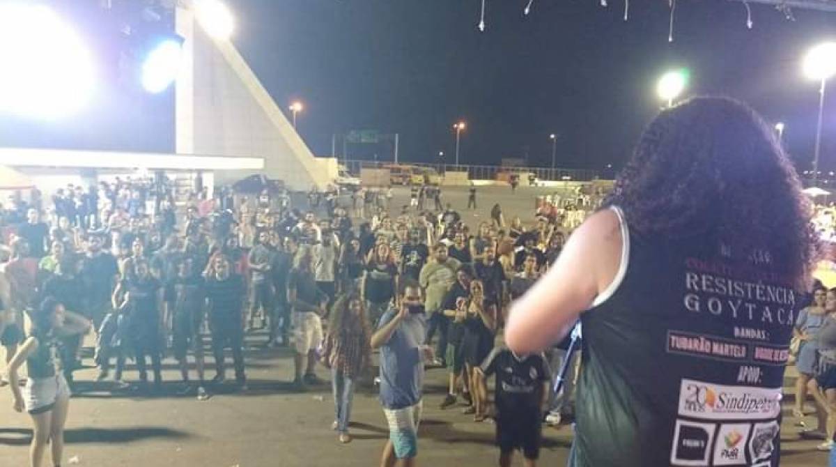 Além de apresentações musicais, o Grito Festival também promove outras manifestações artísticas