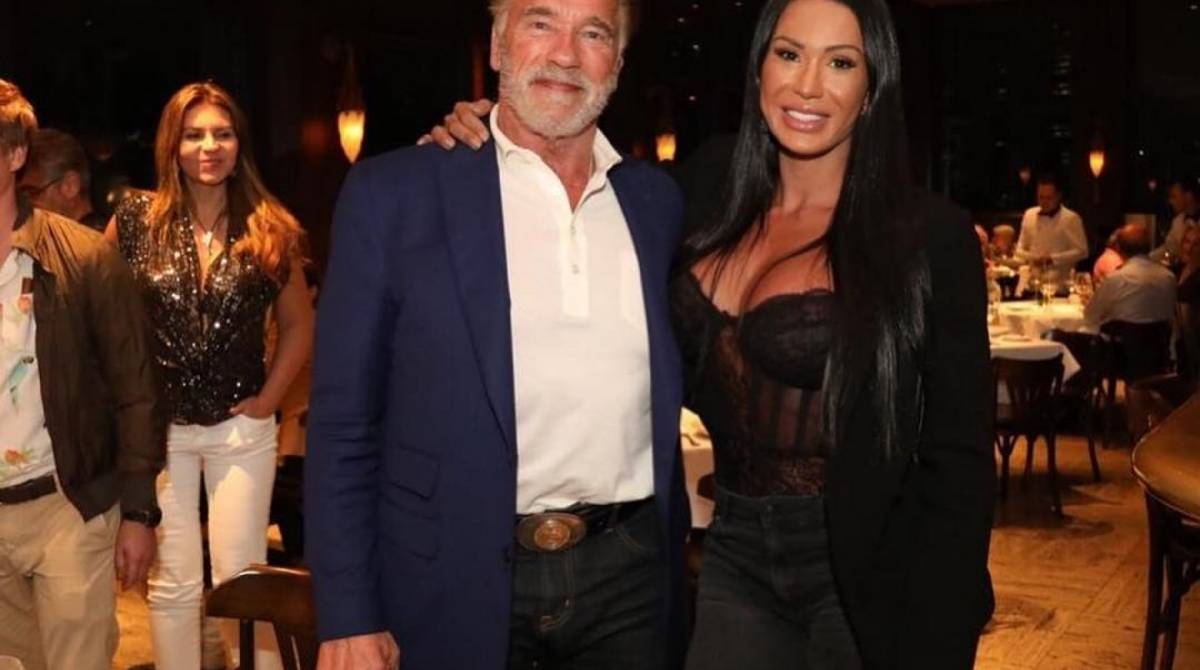 Gracyanne com Schwarzenegger - Reprodução / Instagram