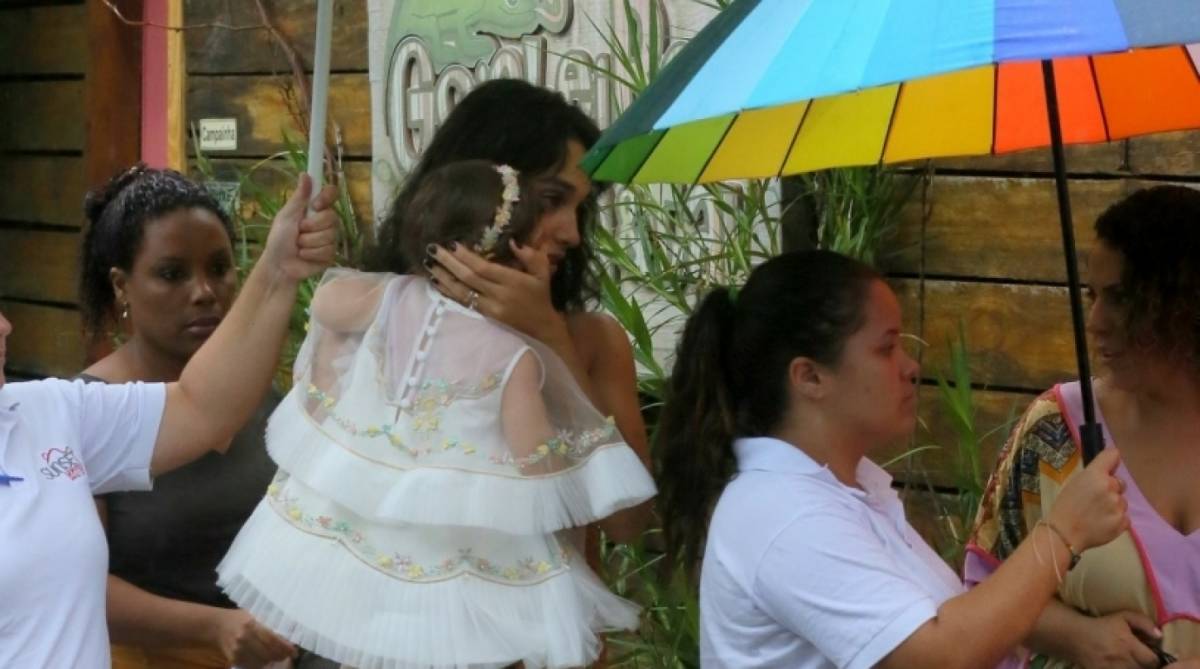 José Loreto e Débora Nascimento chegam separados ao aniversário da filha, Bella - Ag. News