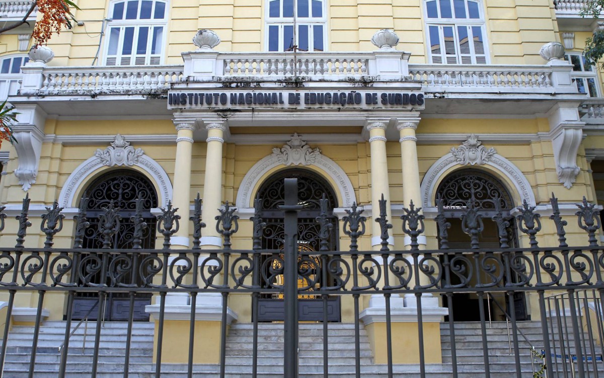 Rio de Janeiro 15/04/2019 - Faixada do Institudo Nacional de Estuca&ccedil;&atilde;o de Surdos. Foto: Luciano Belford/Ag&ecirc;ncia O Dia - Arquivo / Ag&ecirc;ncia O Dia