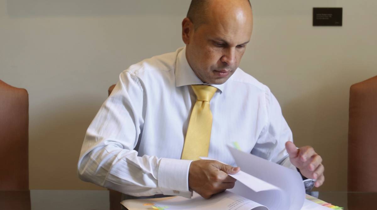 Rio de Janeiro - RJ  - 16/04/2019 - Politica - Entrevista com o Secretario da casa civil, Jose Luis Zamith, no Palacio Guanabara em Laranjeiras, zona sul do Rio - foto: Reginaldo Pimenta / Agencia O Dia