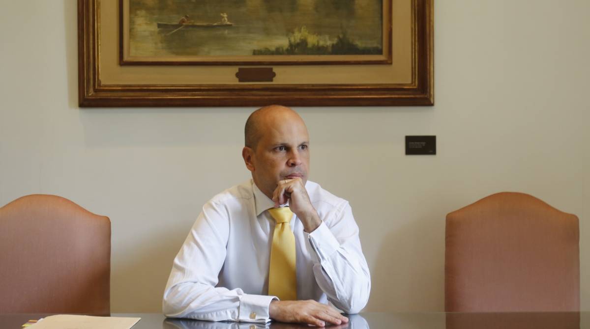 Rio de Janeiro - RJ  - 16/04/2019 - Politica - Entrevista com o Secretario da casa civil, Jose Luis Zamith, no Palacio Guanabara em Laranjeiras, zona sul do Rio - foto: Reginaldo Pimenta / Agencia O Dia