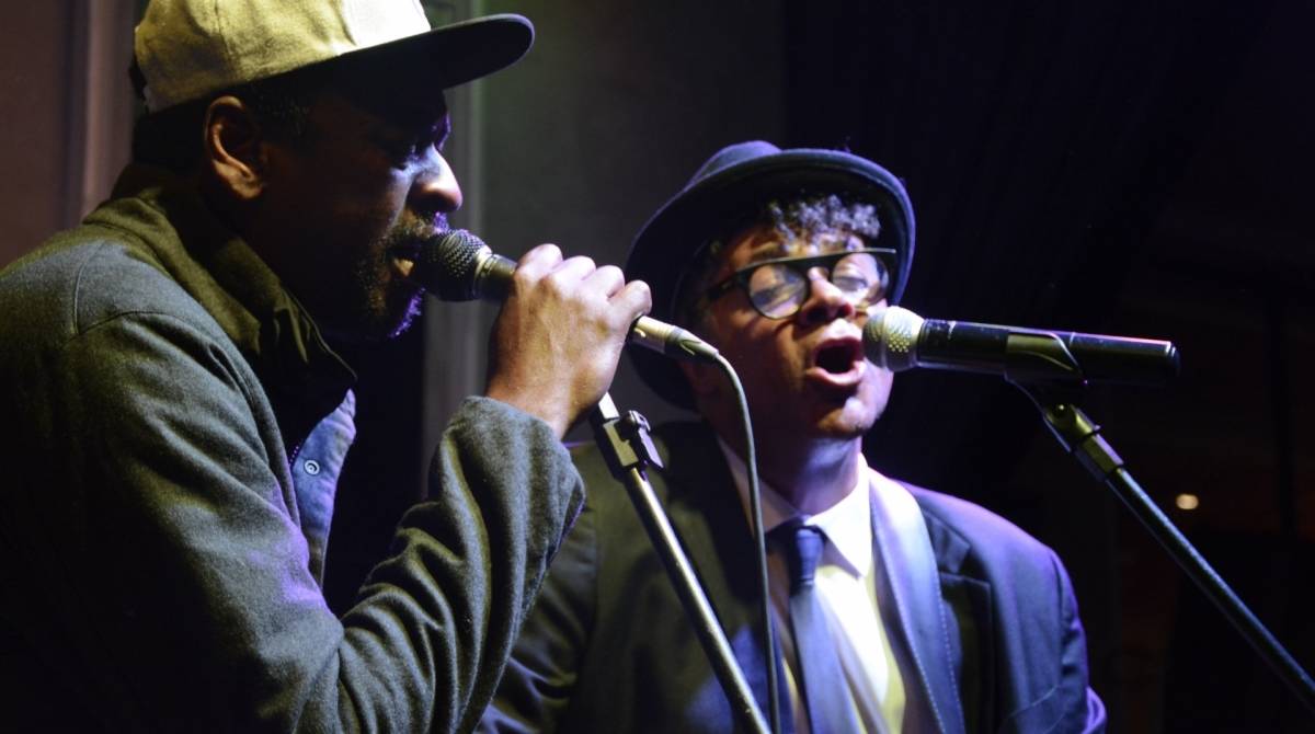 Seu Jorge e Gabriel Moura no Circo Voador