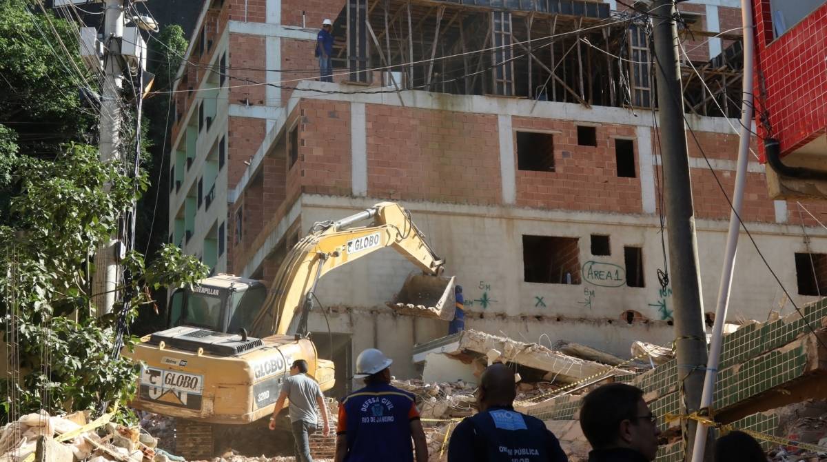 Prefeitura do Rio demolirá mais seis prédios na Muzema - Hudson Pontes/Prefeitura do Rio