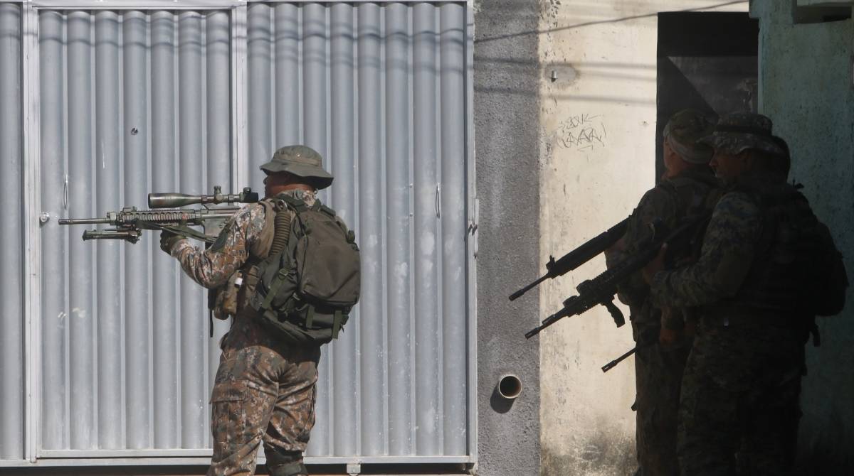 Rio de Janeiro - RJ  - 24/04/2019 - policia - Opera&ccedil;ao Policial na Cidade de Deus, zona oeste do Rio - foto: Reginaldo Pimenta / Agencia O Dia