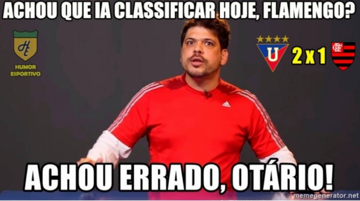 Flamengo foi derrotado pela LDU