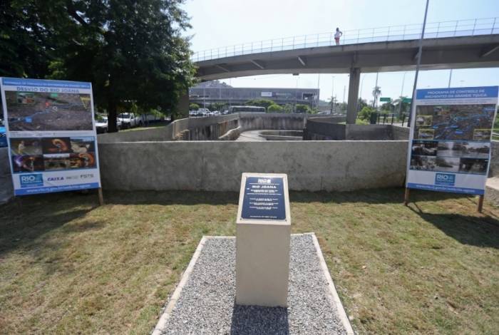 Desvio do Rio Joana comeÃ§ou a ser construÃ­do em 2012 e Ã© o maior tÃºnel de drenagem urbana do paÃ­s