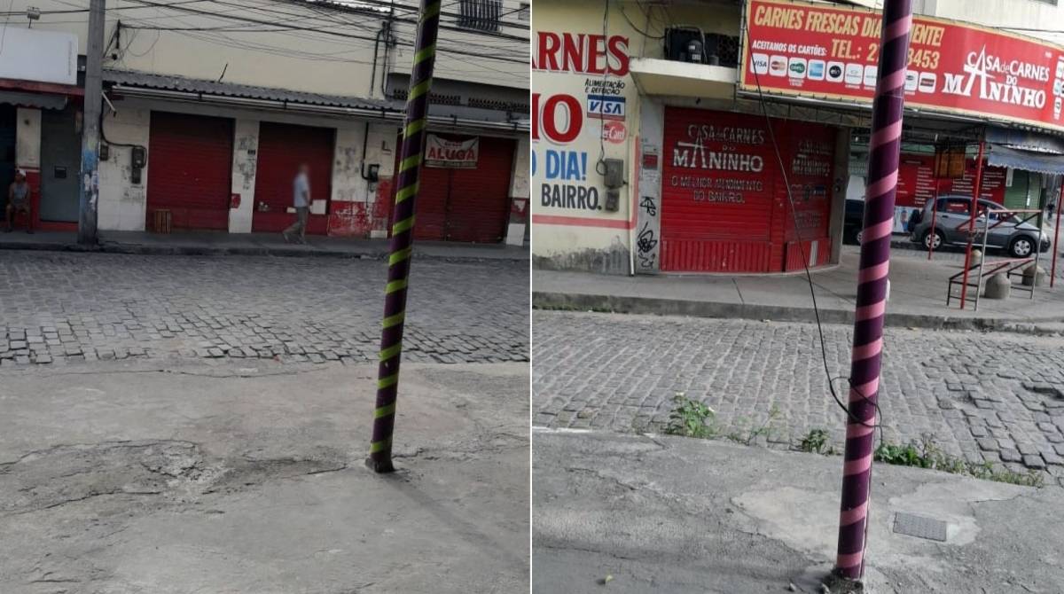 Ruas da região estão desertas