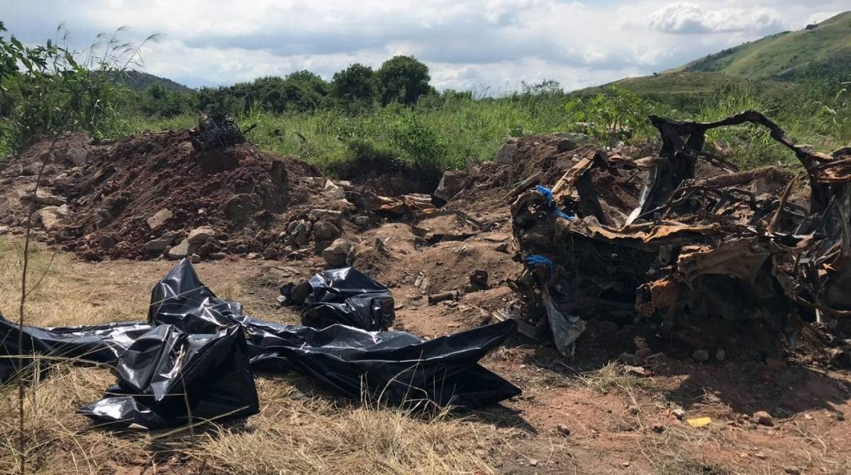 Corpos foram encontrados na Fazenda dos Mineiros - WhatsApp O DIA (21) 98762-8248 