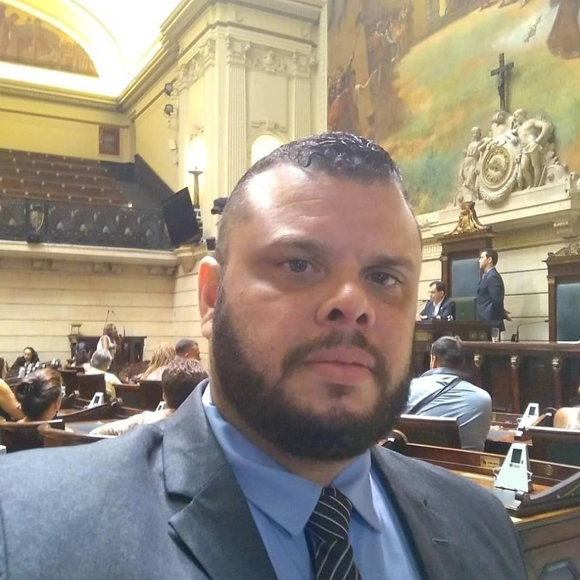 Major Elitusalem Freitas durante sessão plenária, na Câmara dos Vereadores  - Divulgação 