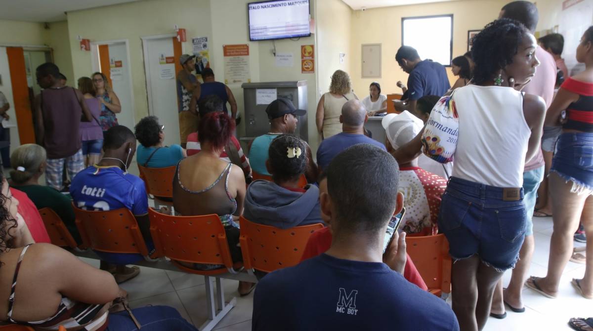 Rio de Janeiro - RJ - 30/04/2019 - policia - Operaçao policial retira Waguinho do cargo de prefeito de Belford Roxo - na foto, recepçao do Hospital Municipal de Belford Roxo - Foto Reginaldo Pimenta / Agencia O Dia