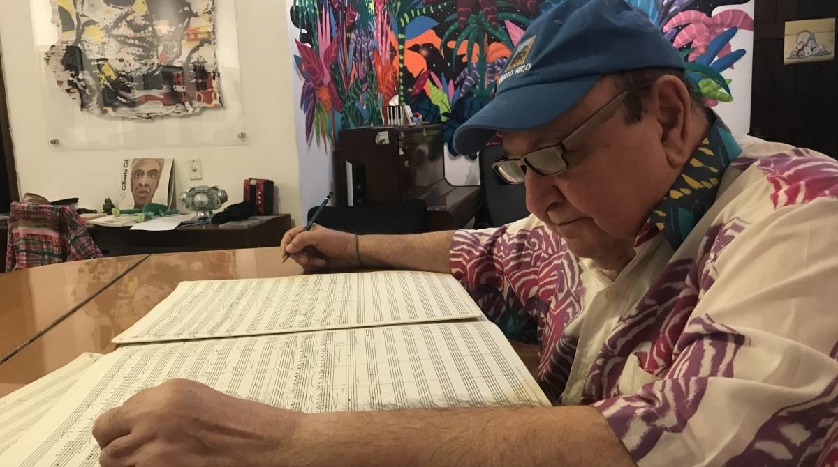 João Donato trabalha nas partiras para a 'Suíte Sinfônica Popular sobre Debussy e Ravel