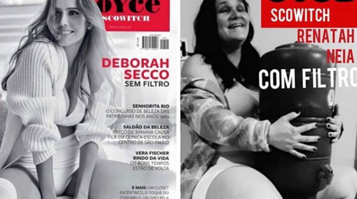 Renata n&atilde;o economiza na criatividade 