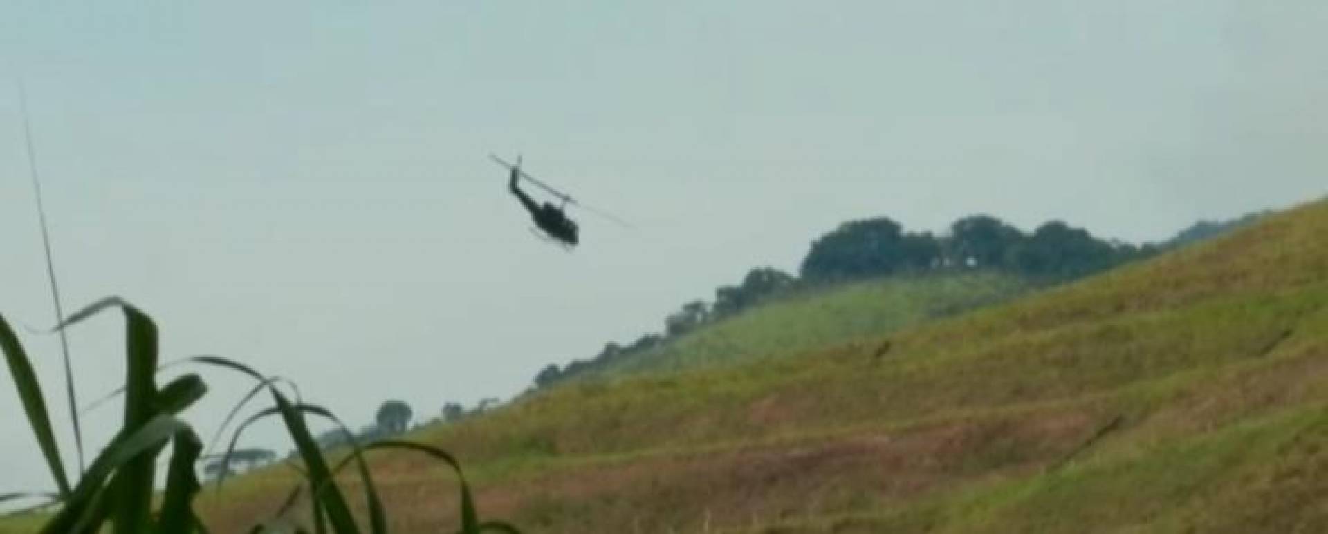 Helicóptero da Core atirando do alto. Palácio Guanabara não informa se Witzel estava na aeronave no momento dos disparos 