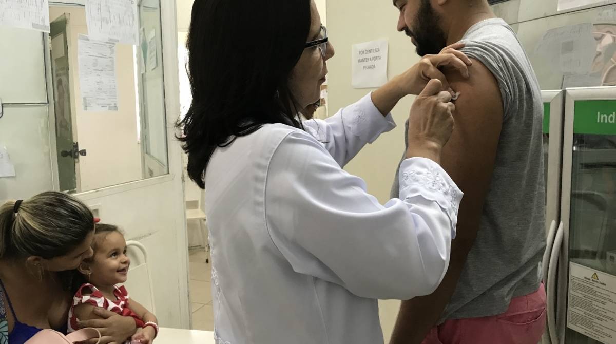 Vacina&ccedil;&atilde;o contra a gripe - Jean Barreto/Divulga&ccedil;&atilde;o