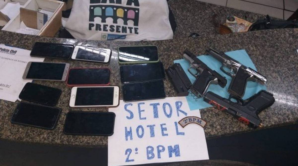 Material recuperado pela ação da Polícia - Reprodução / Polícia Militar