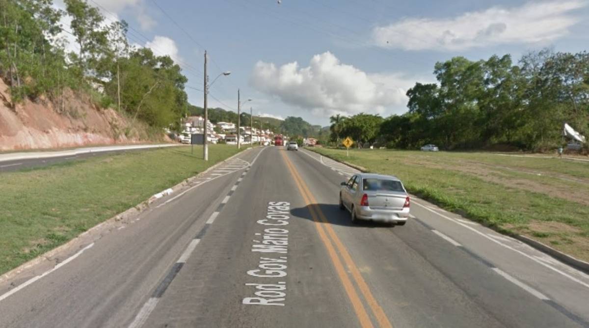 BR-101, altura de Itaúna, onde a ação aconteceu - Reprodução / Google Street View