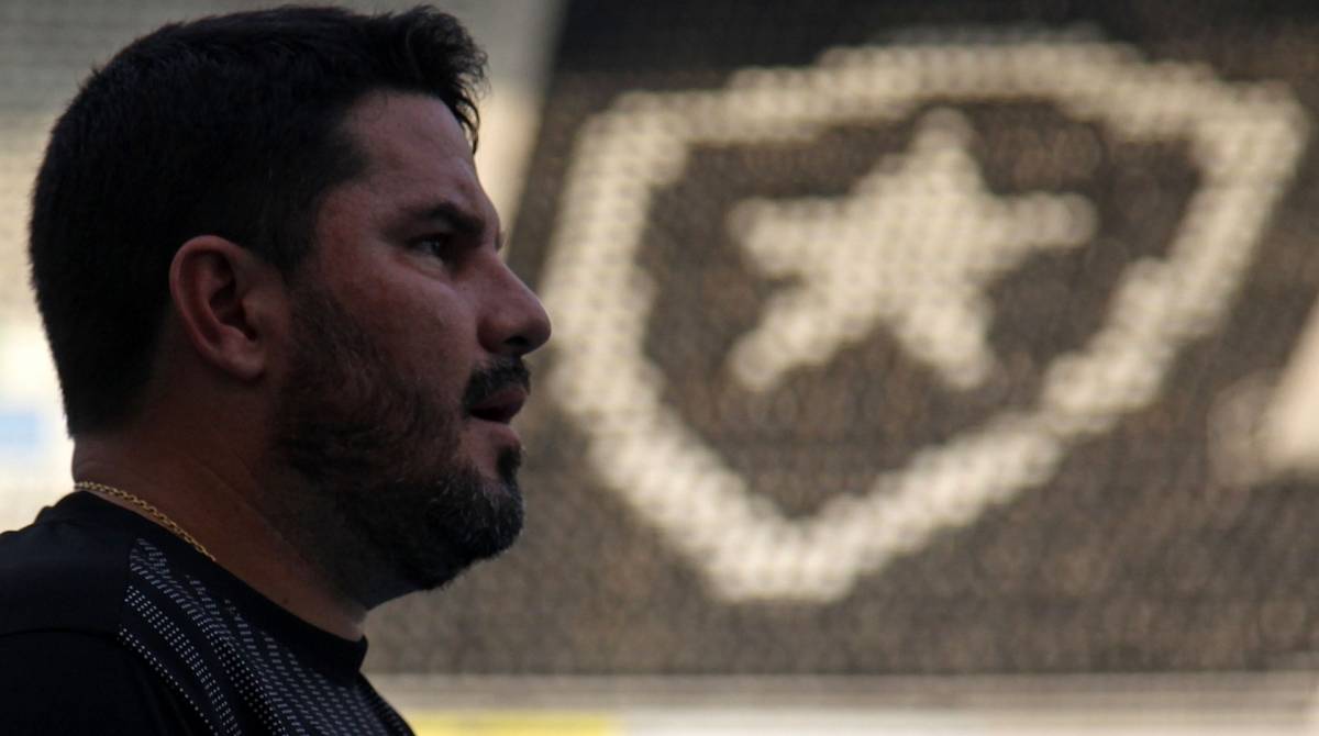 Treinador alvinegro, Eduardo Barroca fez muitos elogios &agrave; dedica&ccedil;&atilde;o dos jogadores - VITOR SILVA/BOTAFOGO