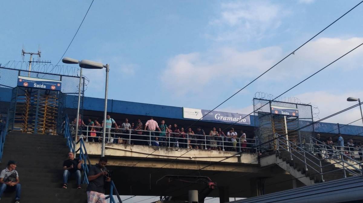 Estação do Gramacho, em Duque de Caxias - Douglas Mendonça / Arquivo pessoal