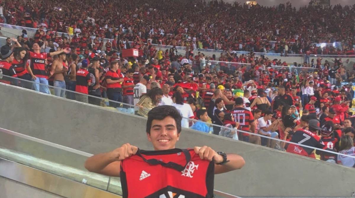 O rubro-negro Pedro Alvite