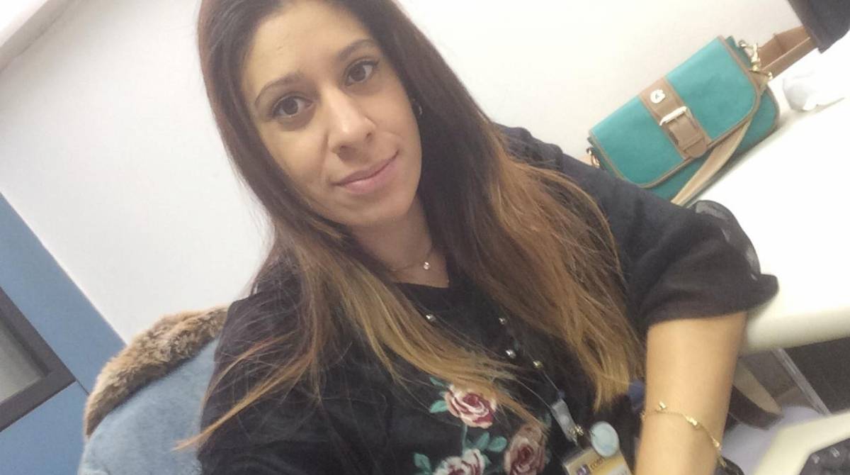 Cíntia Santos de Andrade, 32 anos: acidente deixou sequelas